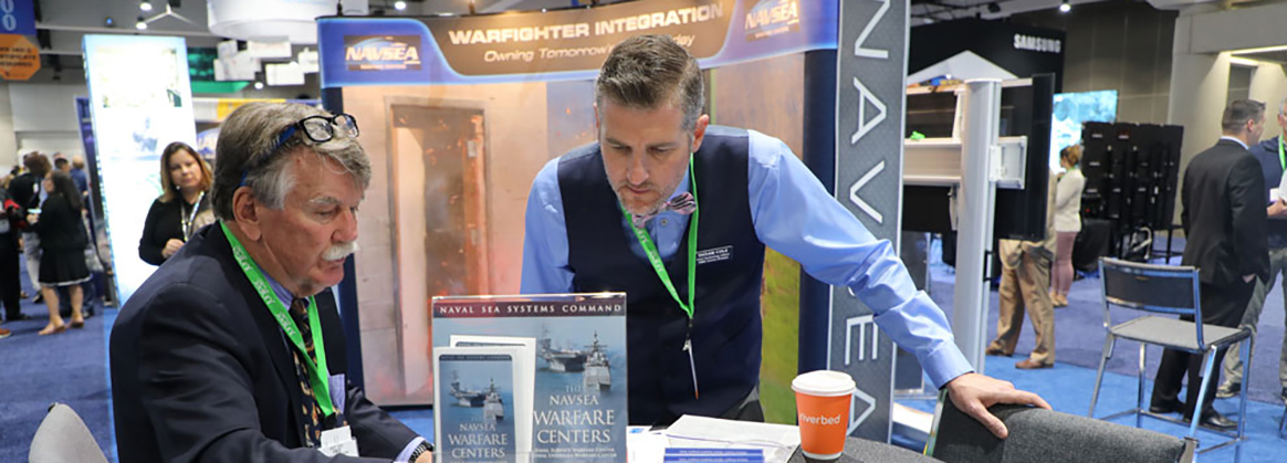 NSWC Corona personal participate in the Annual AFSEA West Convention